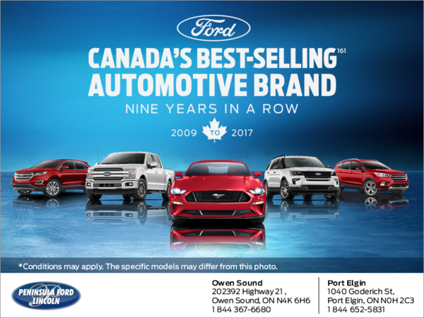 Canada's Best Selling car 9 years in a row!