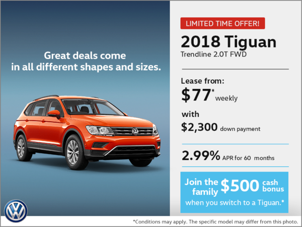 Lease the 2018 Tiguan!