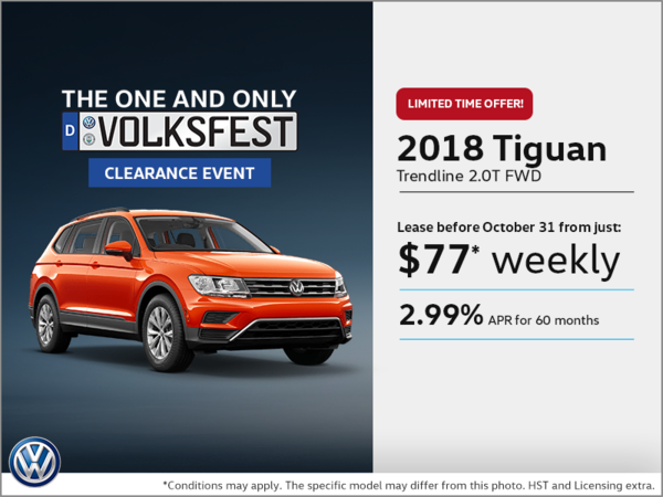 Get the 2018 Tiguan Today!