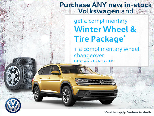 Get a complimentary winter wheel & tire package