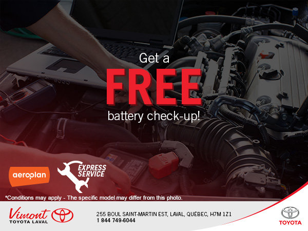 Free Battery Check-Up