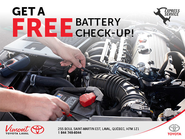 Free Battery Check-Up