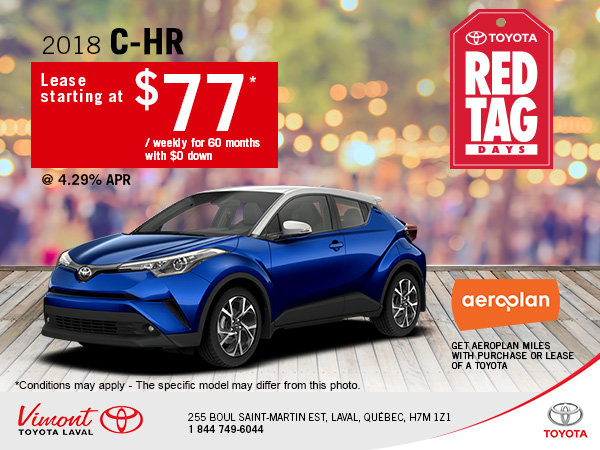 Save on the 2018 Toyota C-HR Today!