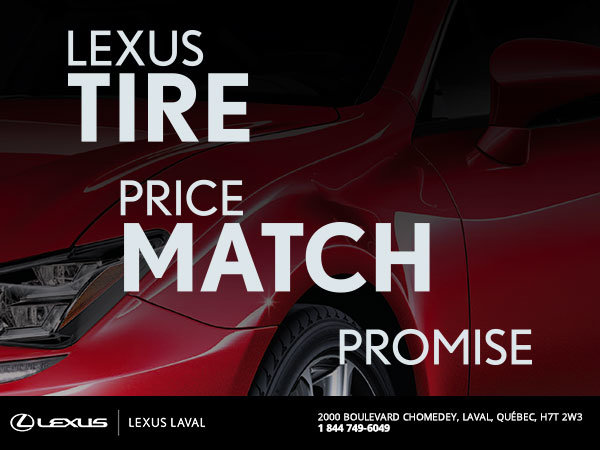 Lexus Tire Price Match Promise