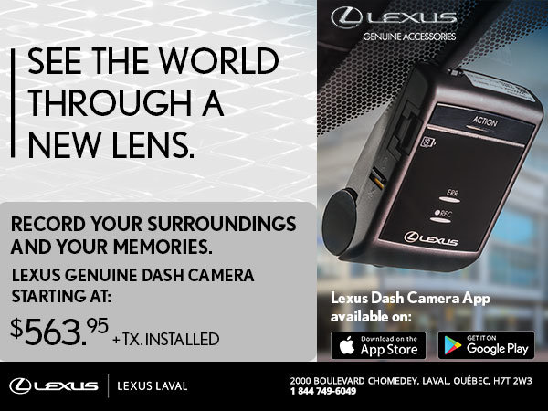 Lexus Genuine Dash Camera