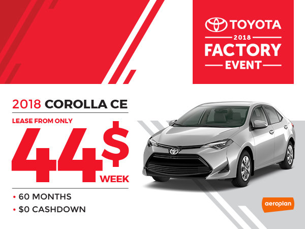 2018 COROLLA CE