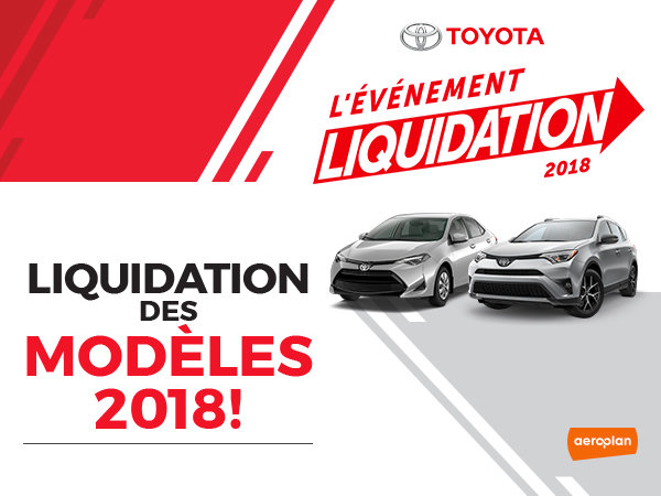 LIQUIDATION DES MODÈLES 2018!