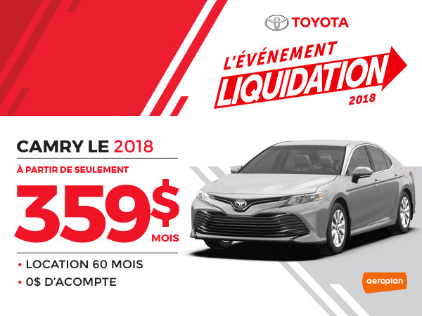 CAMRY LE 2018