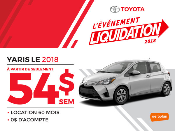 YARIS LE 2018