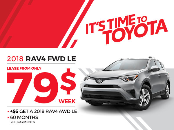 2018 RAV4 FWD LE