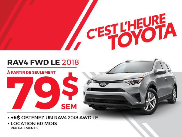 RAV4 FWD LE 2018