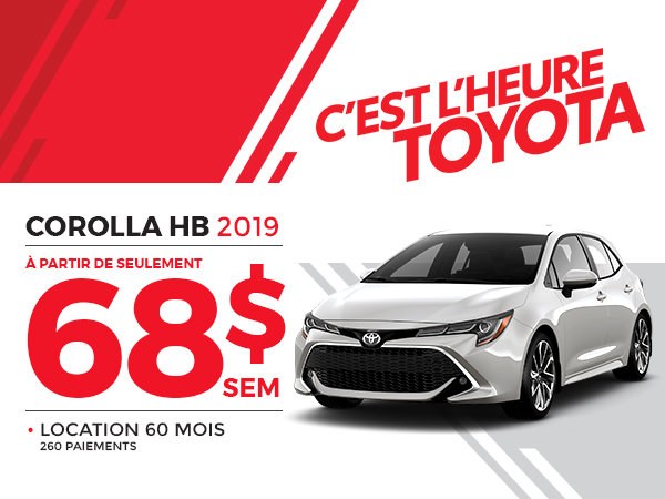 COROLLA HB 2019