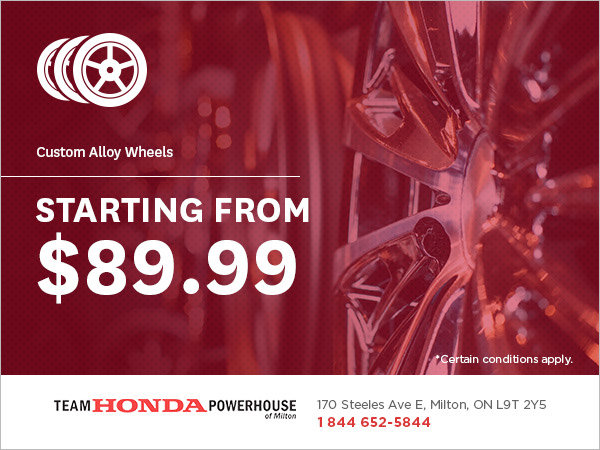 Custom Alloy Wheels from $89.99