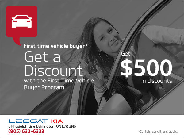Kia Canada's First Time Vehicle Buyer Program