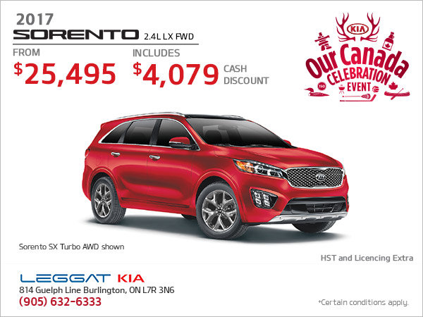 Get the New 2017 Sorento Today