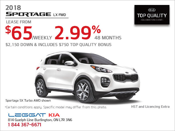 Save on the New 2018 Sportage