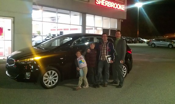 Je vais conseiller parents et amis de venir vous voir chez Kia Sherbrooke!