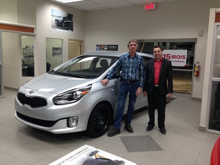 Je recommande à tous de faire affaire avec Kia Sherbrooke!