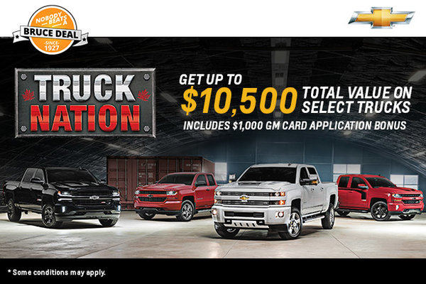 Chevrolet's Truck Nation Sales Event