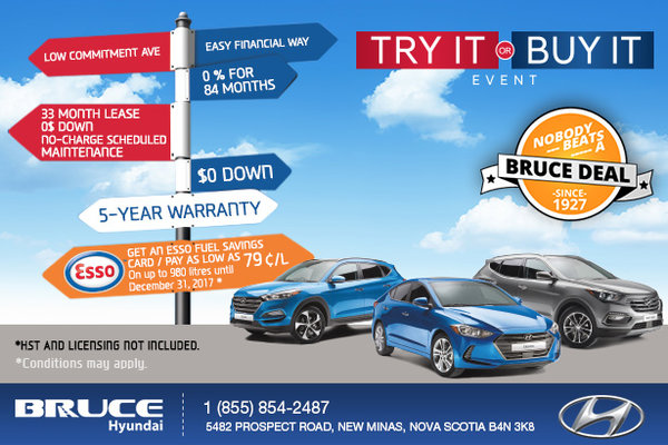 Hyundai's Try It or Buy It Event!