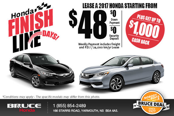 Honda Finish Line Event!