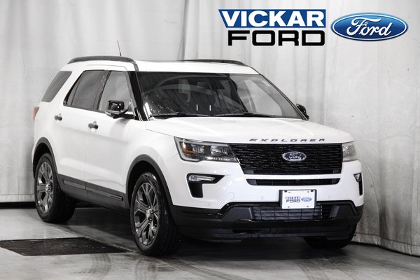 Used Tires Winnipeg >> New 2018 Ford Explorer SPORT White Platinum Metallic Tri-Coat for sale - $53124.0 | #18T9430 ... Used Tires Winnipeg >> New 2018 Ford Explorer SPORT White Platinum Metallic Tri-Coat for sale - $53124.0 | #18T9430 ...