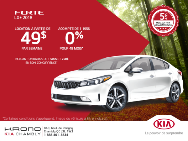 La Kia Forte 2018