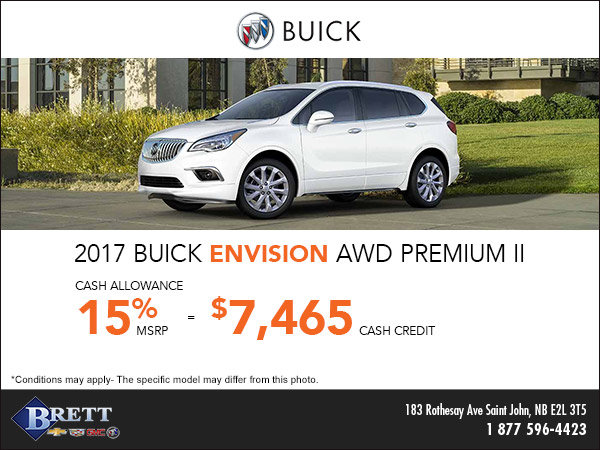 Save on the 2017 Buick Envision
