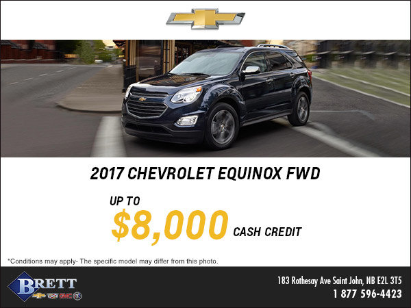 Big Savings on the 2017 Chevrolet Equinox!