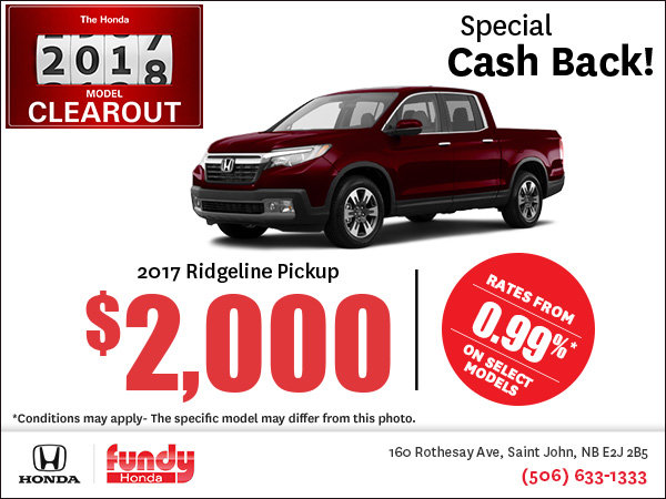 Save Big on the 2017 Ridgeline!