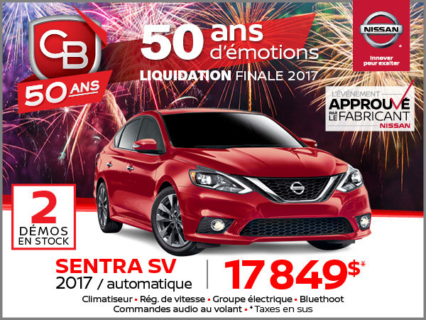 Sentra SV 2017 automatique