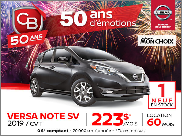Versa Note SV 2019 CVT