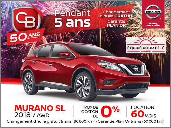 MURANO SL 2018 AWD
