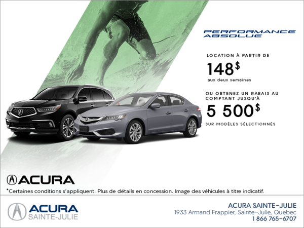 L'événement mensuel d'Acura