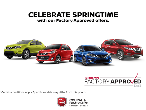 Celebrate Springtime with Our Factory Approved Offers