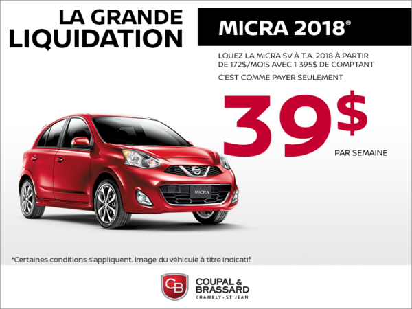 La Nissan Micra 2018!