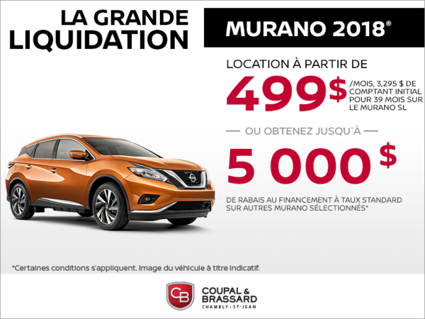 Le Nissan Murano 2018