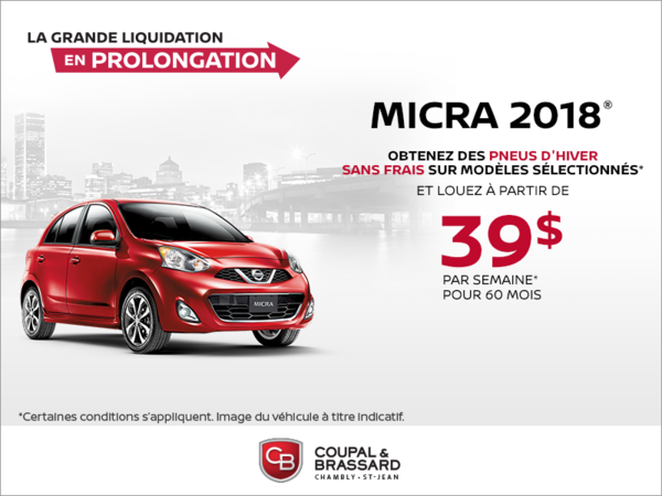 La Nissan Micra 2018!