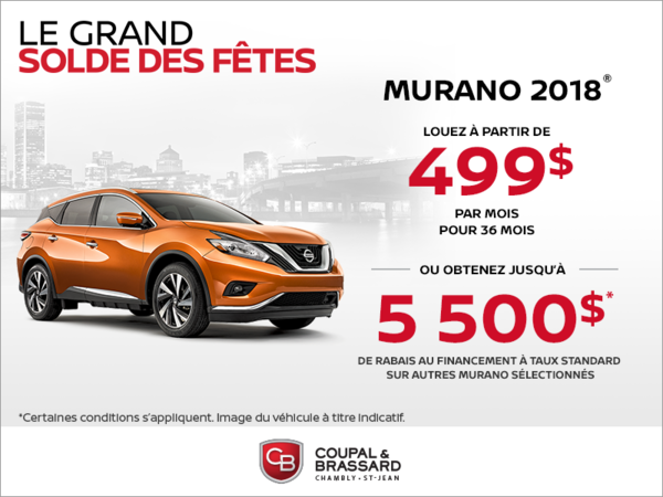 Le Nissan Murano 2018!