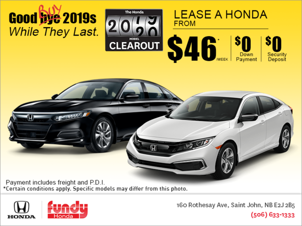 The Honda 2019 Model Clearout Event!