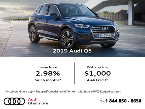 Get the 2019 Audi Q5 today!