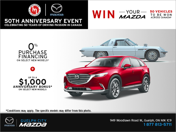 Mazda's 50th anniversary event!