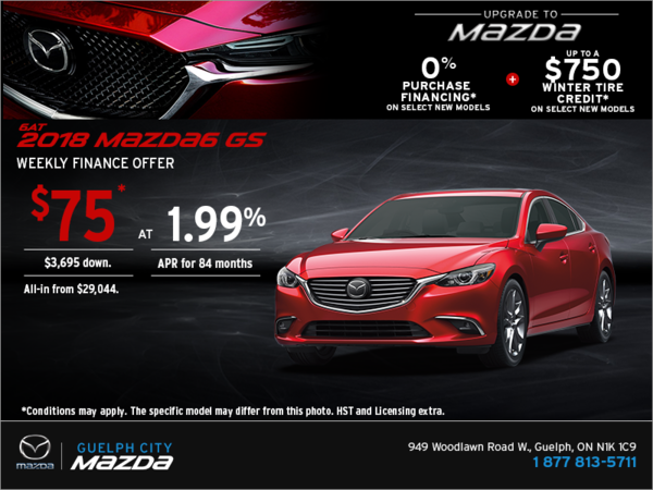 Get the 2018 Mazda6 Today!
