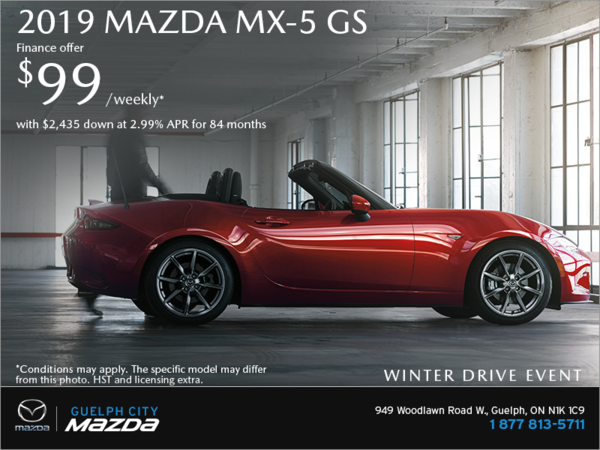 Get the 2019 Mazda MX-5 Today!
