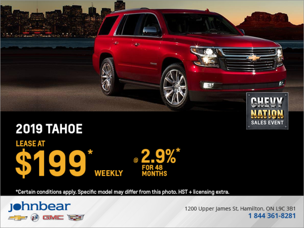 Lease the 2019 Chevrolet Tahoe