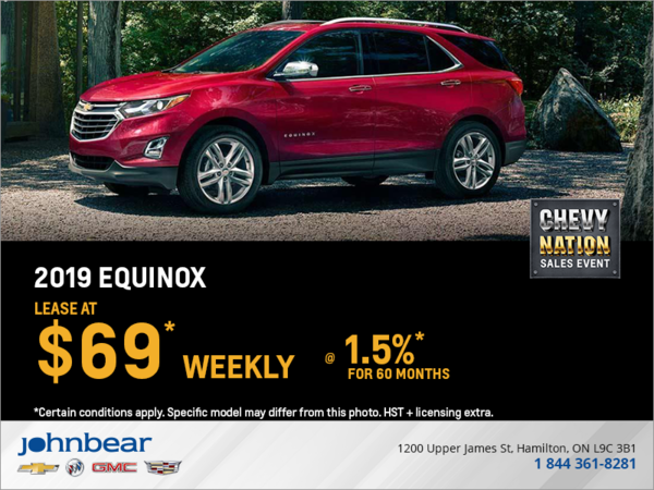 Lease the 2019 Chevrolet Equinox