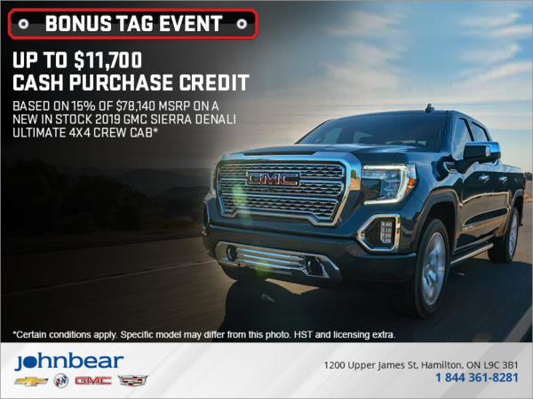 The GMC Bonus Tag Event!