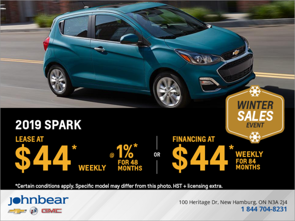 Lease the 2019 Chevrolet Spark