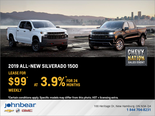 Get the All New 2019 Chevrolet Silverado