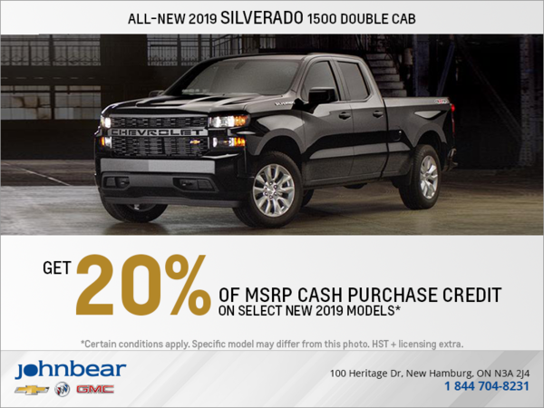 Get the All-New 2019 Chevrolet Silverado